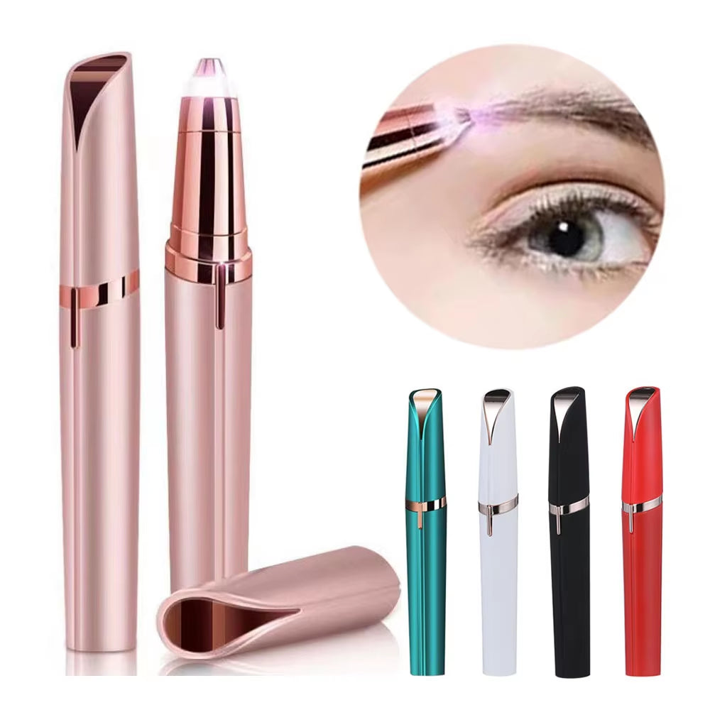 Women's Electric Eyebrow Trimmer: Automatic Eye Brow Shaper & Face Hair Remover – Portable, Precise, and Painless