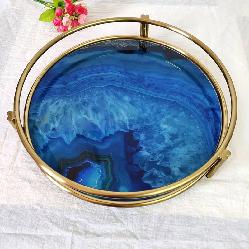 Blue Agate Tray