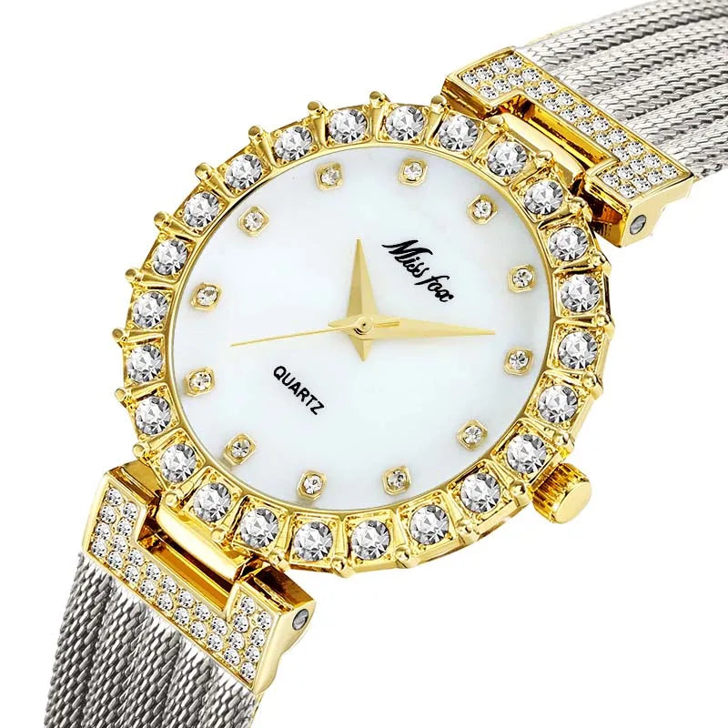 Women Watches Luxury Brand Watch Bracelet Waterproof Big Lab Diamond Ladies Wrist Watches for Women Quartz Clock Hours