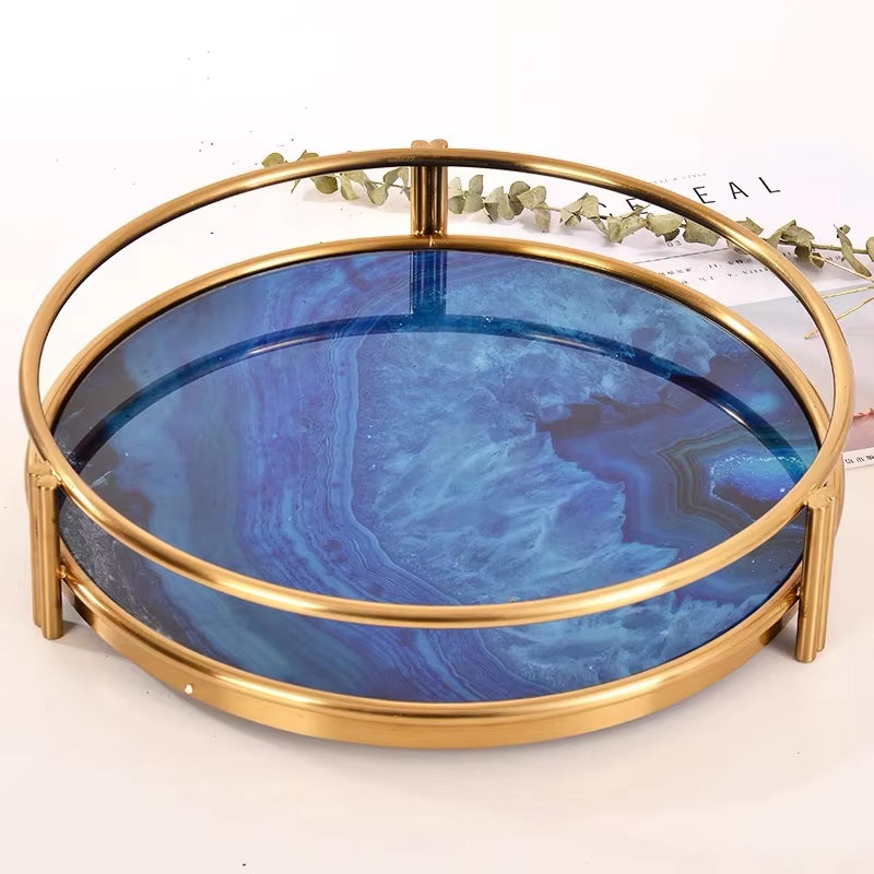 Blue Agate Tray