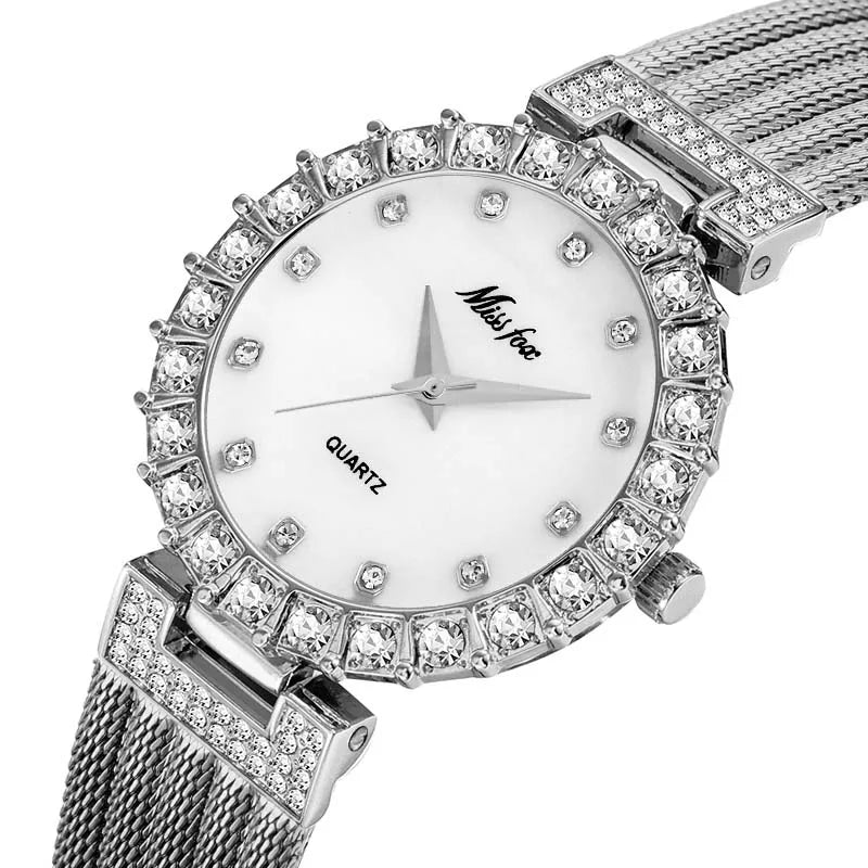 Women Watches Luxury Brand Watch Bracelet Waterproof Big Lab Diamond Ladies Wrist Watches for Women Quartz Clock Hours