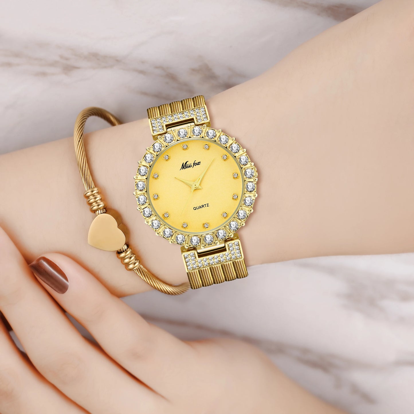 Women Watches Luxury Brand Watch Bracelet Waterproof Big Lab Diamond Ladies Wrist Watches for Women Quartz Clock Hours