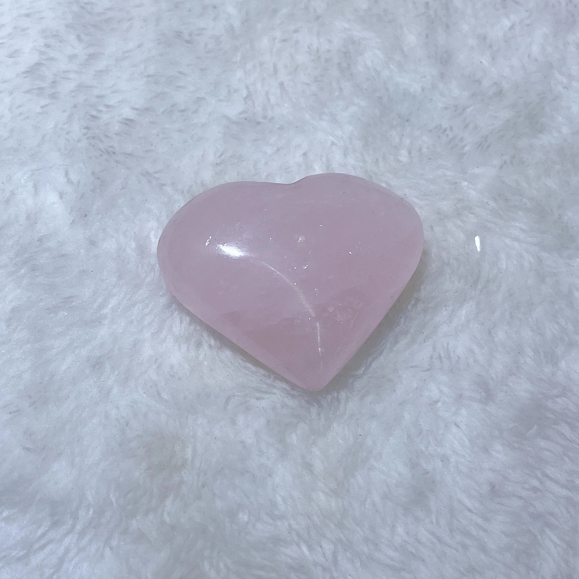 High-Quality Natural Rose Quartz Heart Crystal – Healing Gemstone for Reiki, Energy, and Home Decor