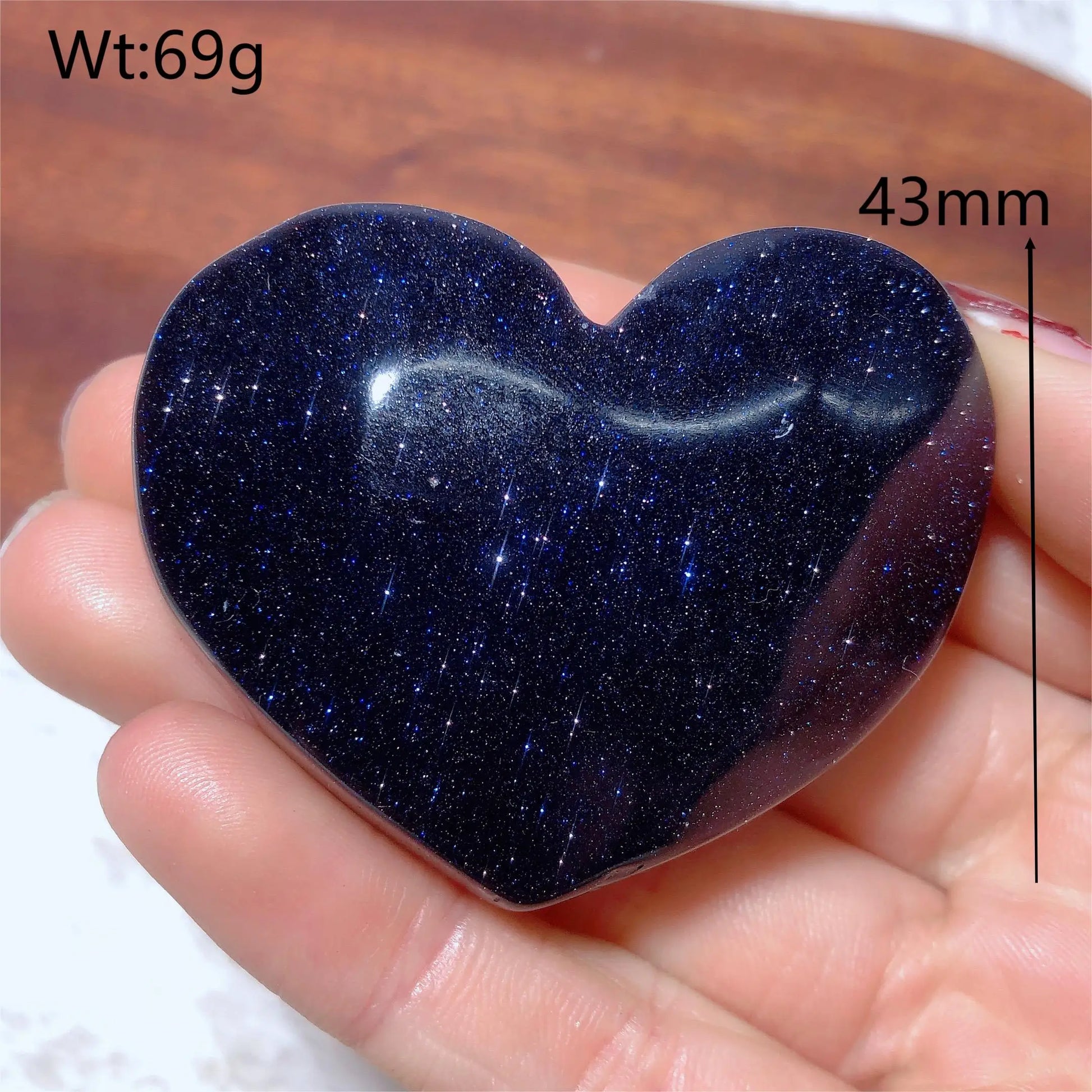 Heart-Shaped Blue Sandstone – A Symbol of Love, Protection, and Spiritual Healing