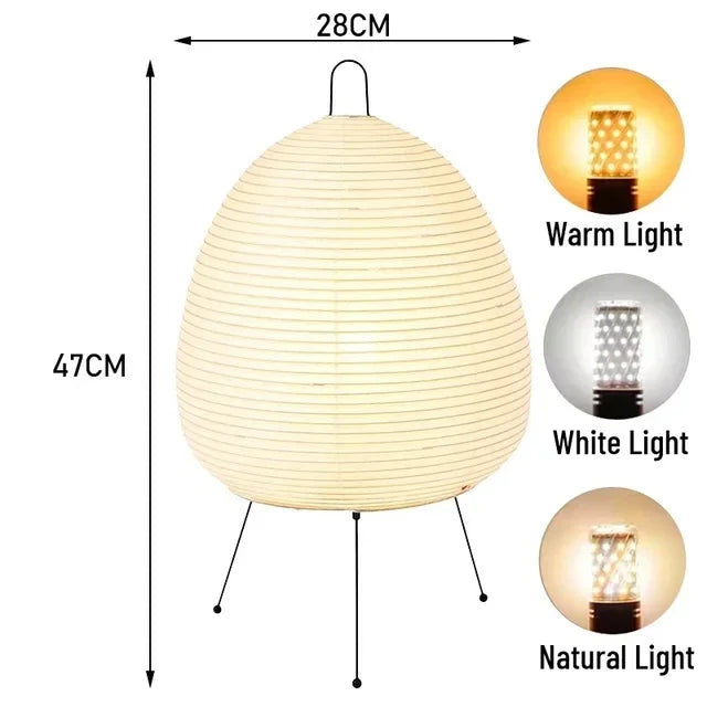 Akari Japanese Rice Paper Lamp