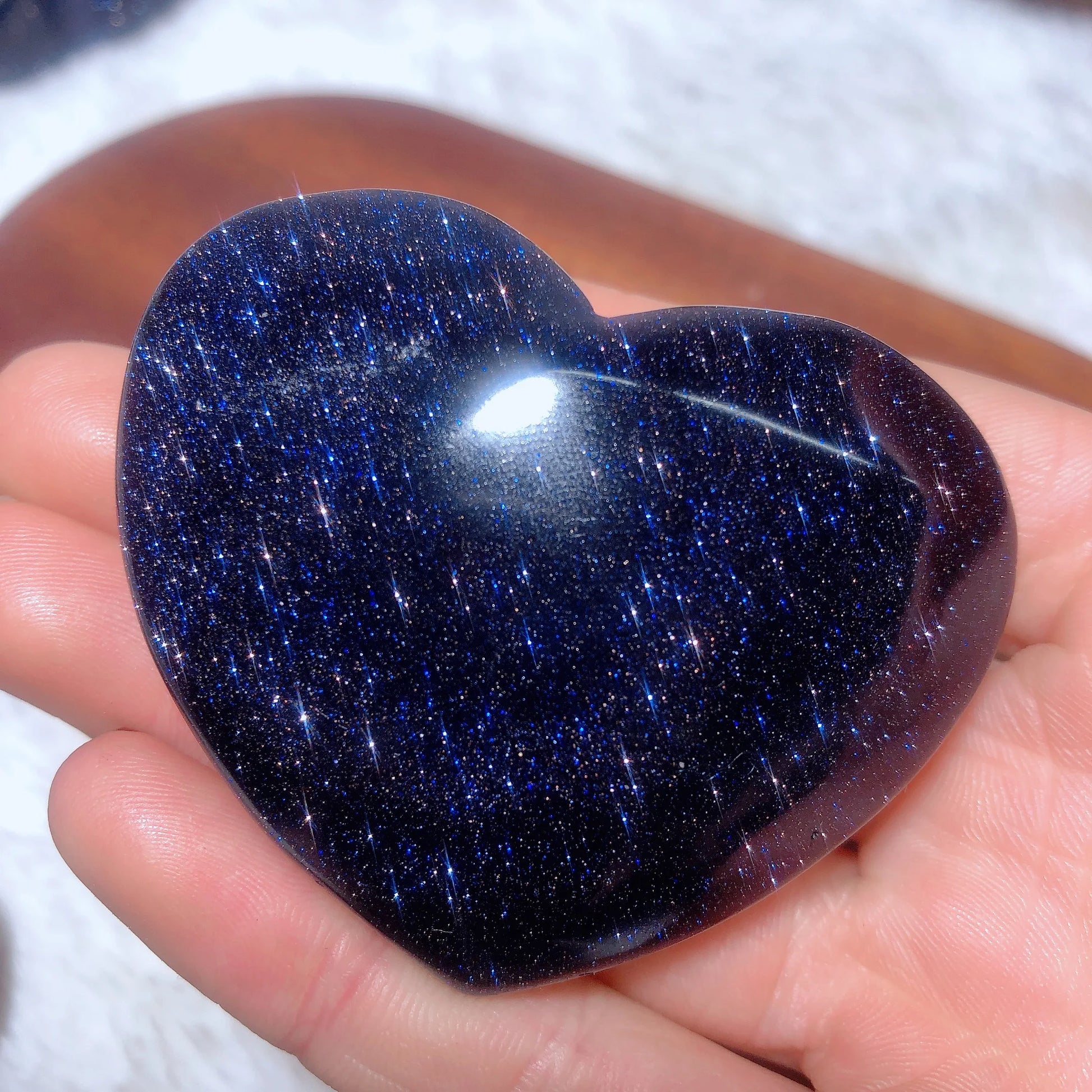 Heart-Shaped Blue Sandstone – A Symbol of Love, Protection, and Spiritual Healing