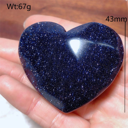 Heart-Shaped Blue Sandstone – A Symbol of Love, Protection, and Spiritual Healing