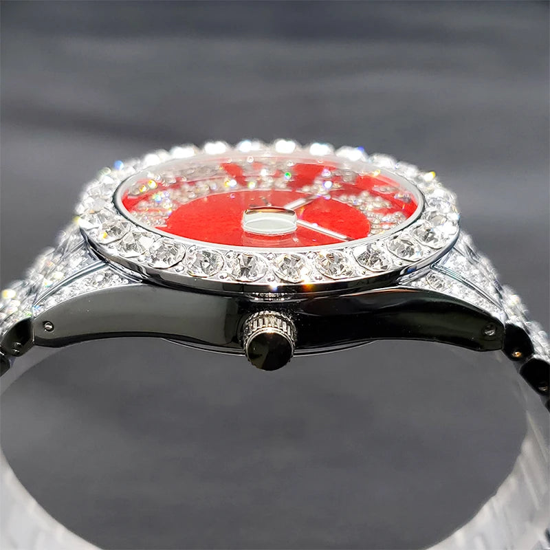 Miss Fox 18K Luxury Watch with Modern Simulated Lab Diamonds